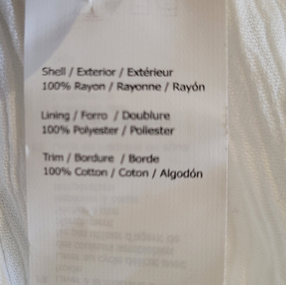 NWT- White Crochet Sundress-Large - Picture 5 of 5